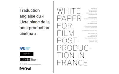 Traduction anglaise du « Livre blanc de la post-production cinéma »