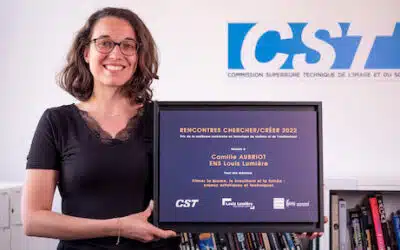 Camille Aubriot – Prix de la meilleure recherche en technique du cinéma et de l’audiovisuel 2022