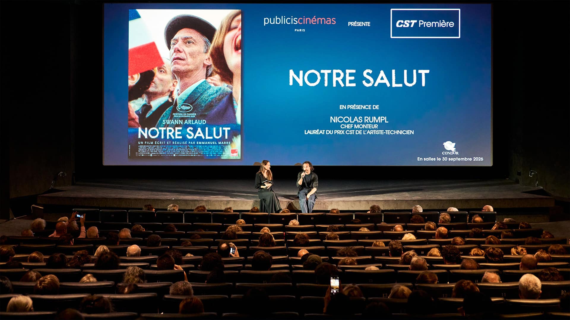 CST Première – Notre Salut – Nicolas Rumpl, Chef monteur, Lauréat du PRIX CST de l’Artiste-Technicien – Notre Salut